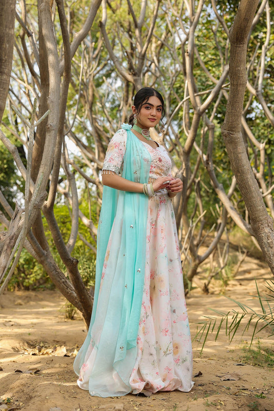 Lemon Yellow Designer Lehenga Set with Draped Dupatta