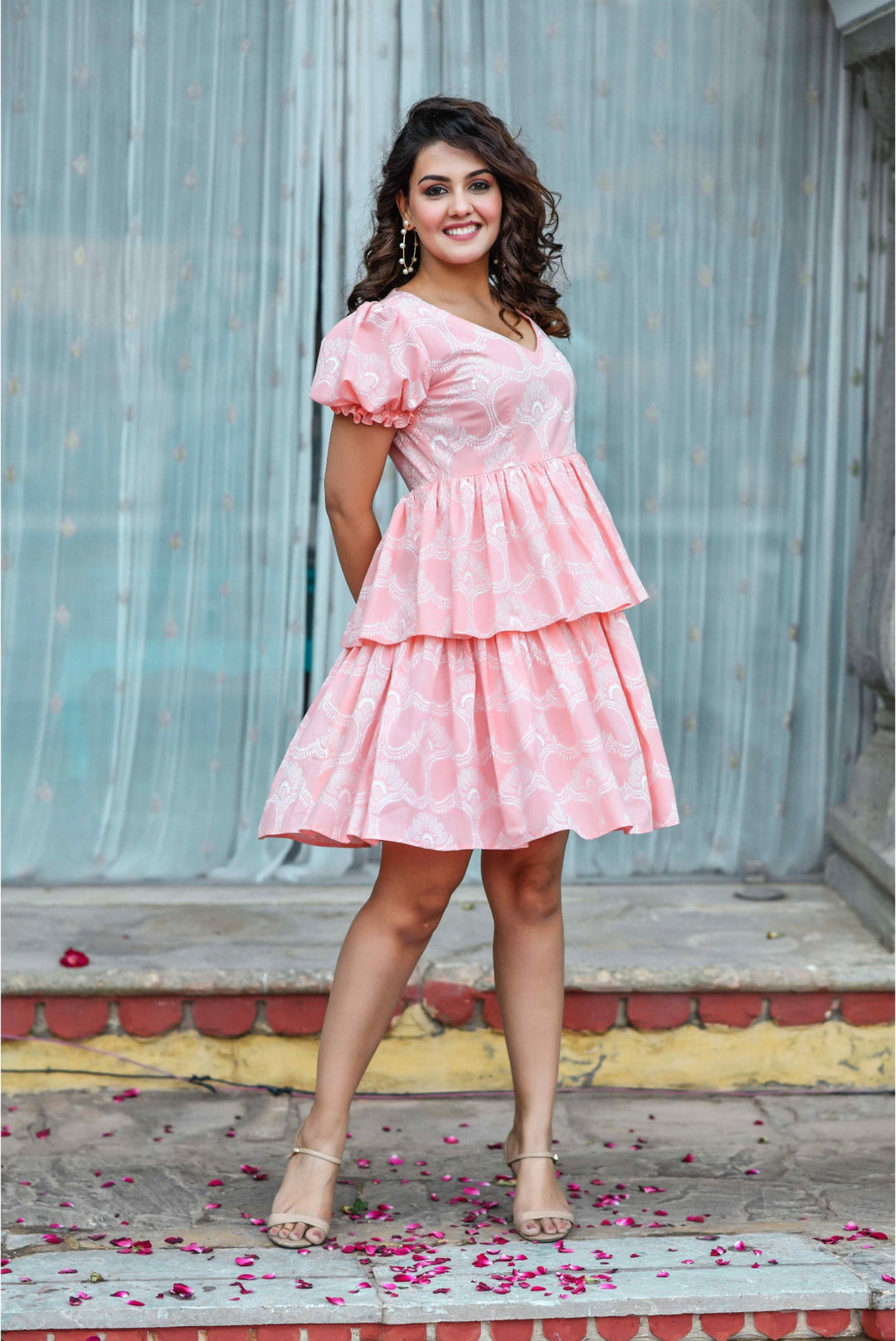 Anastay Pink Comfortable Ethnic Dress